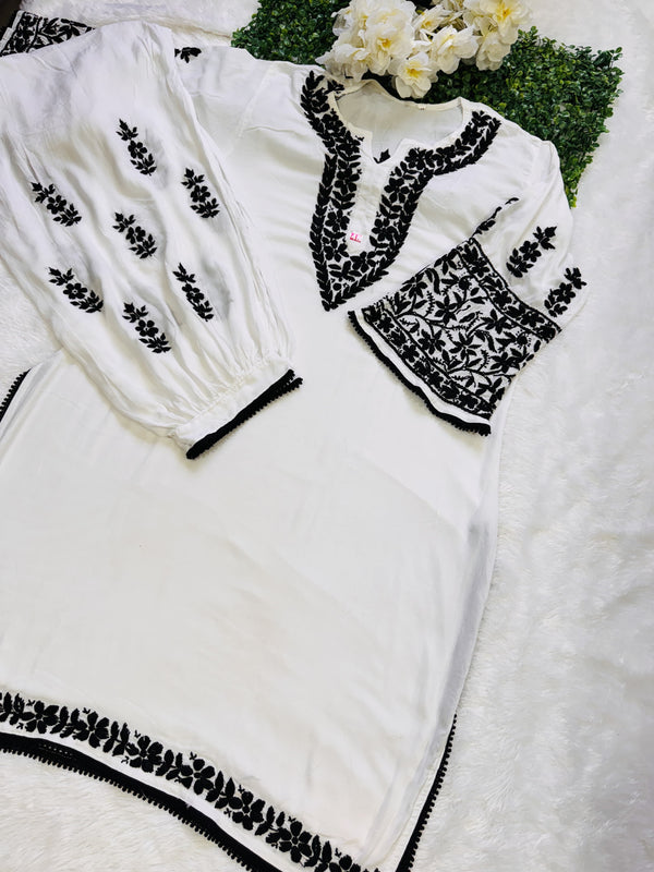 MODAL DHOTI SET WITH PAKISTANI EMBROIDERY