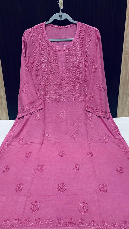 RAYON SQUARE EMBROIDERY KURTI