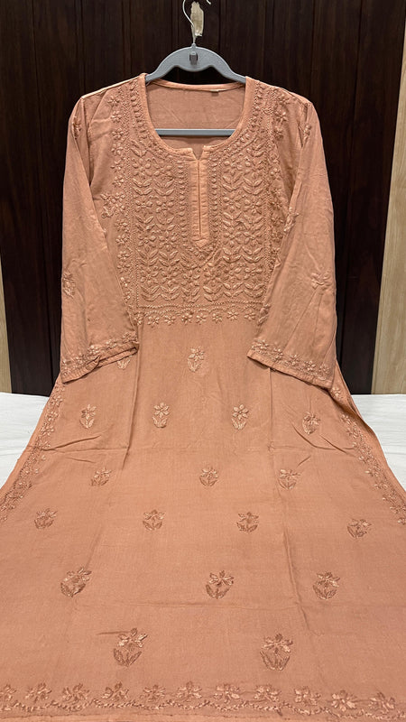 RAYON SQUARE EMBROIDERY KURTI