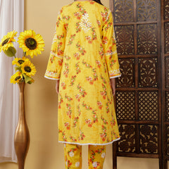 FLOWERPRINT AFGANI GOWN SET WITH FREE GIFT ๐  INSIDE