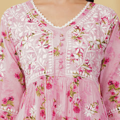 FLOWERPRINT AFGANI GOWN SET WITH FREE GIFT ๐  INSIDE