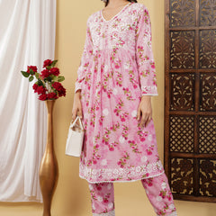 FLOWERPRINT AFGANI GOWN SET WITH FREE GIFT ๐  INSIDE
