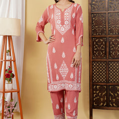 RAYON LIBAS COORD SET  WITH FREE GIFT π  INSIDE