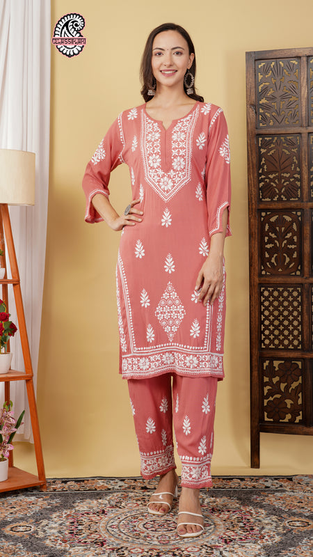 RAYON LIBAS COORD SET  WITH FREE GIFT π  INSIDE