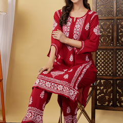 RAYON LIBAS COORD SET  WITH FREE GIFT π  INSIDE