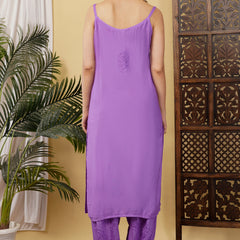 RAYON NOODLE STRAP COORD SET WITH FREE GIFT ๐  INSIDE