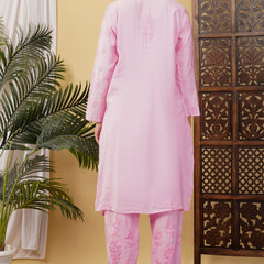CHANDERI TONE WORK CO-ORD SET WITH FREE GIFT ๐  INSIDE