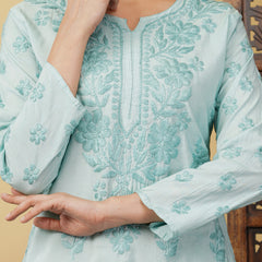 CHANDERI TONE WORK CO-ORD SET WITH FREE GIFT ๐  INSIDE