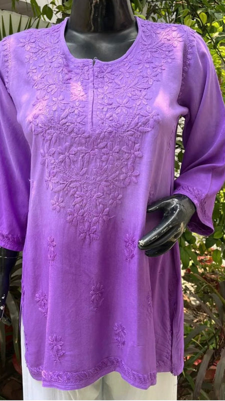 Rayon Short omrae kurti /Rayon kurti