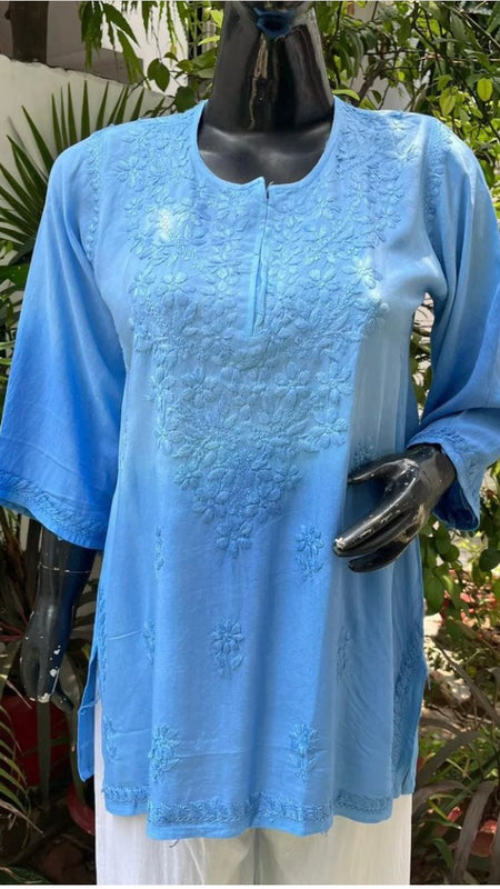 Rayon Short omrae kurti /Rayon kurti