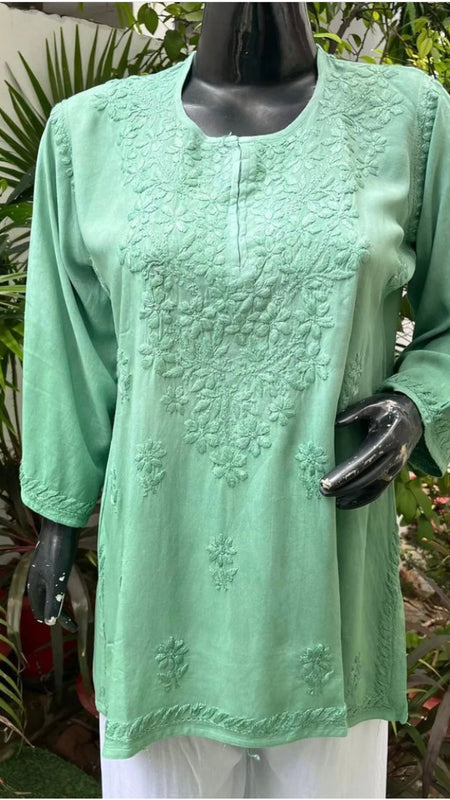 Rayon Short omrae kurti /Rayon kurti