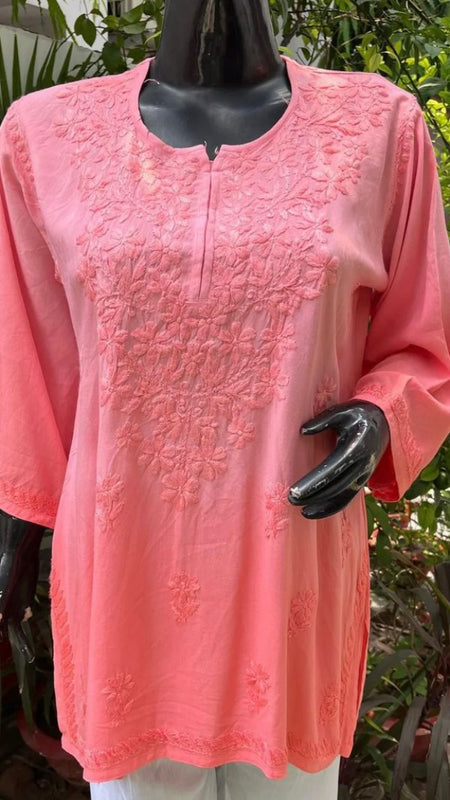 Rayon Short omrae kurti /Rayon kurti