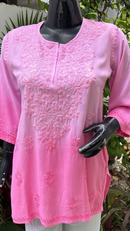 Rayon Short omrae kurti /Rayon kurti