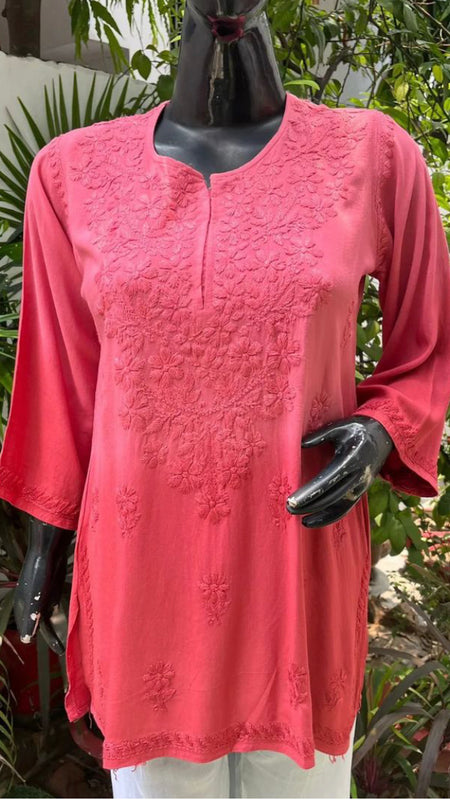 Rayon Short omrae kurti /Rayon kurti