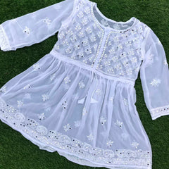 PICK ANY (2) SHORT MIROR KURTIES OF FRONT WORK