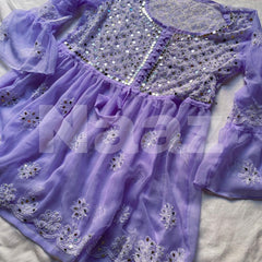 PICK ANY (2) SHORT MIROR KURTIES OF FRONT WORK