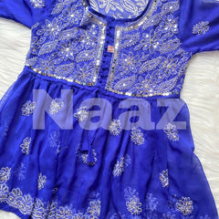 PICK ANY (2) SHORT MIROR KURTIES OF FRONT WORK