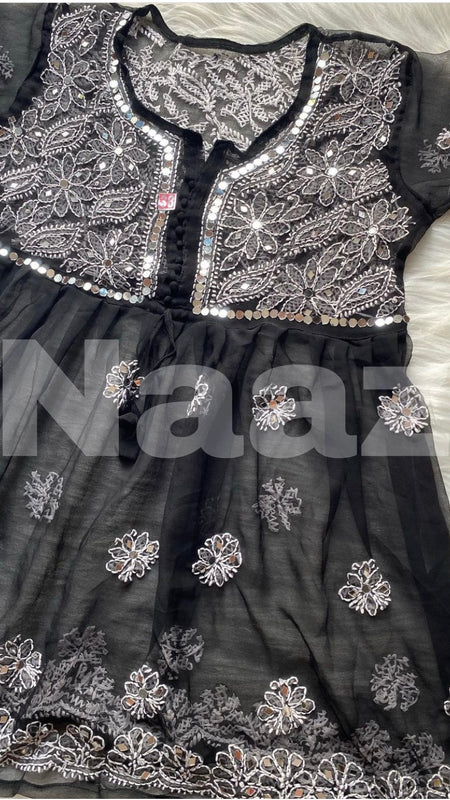 PICK ANY (2) SHORT MIROR KURTIES OF FRONT WORK