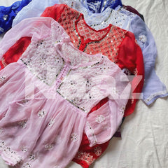 PICK ANY (2) SHORT MIROR KURTIES OF FRONT WORK