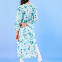 Neitra hand-embroidered malmal Kurti