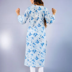 Neitra hand-embroidered malmal Kurti
