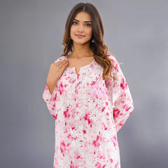 Neitra hand-embroidered malmal Kurti