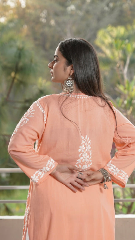 JANNAT MODAL KURTI WIT HEAVY EMBROIDERY