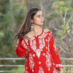 JANNAT MODAL KURTI WIT HEAVY EMBROIDERY