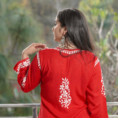 JANNAT MODAL KURTI WIT HEAVY EMBROIDERY