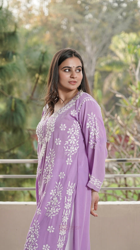 JANNAT MODAL KURTI WIT HEAVY EMBROIDERY