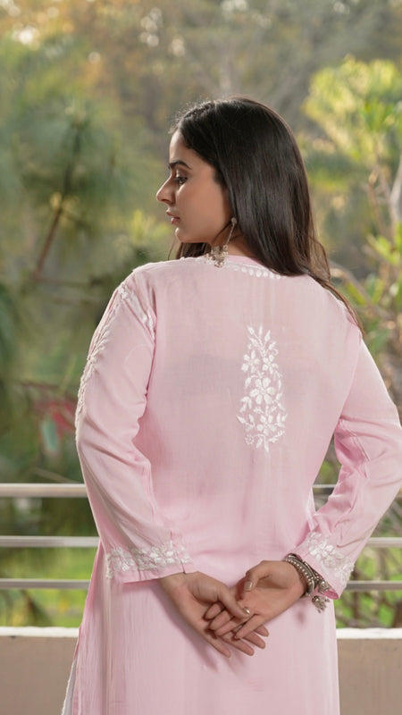 JANNAT MODAL KURTI WIT HEAVY EMBROIDERY