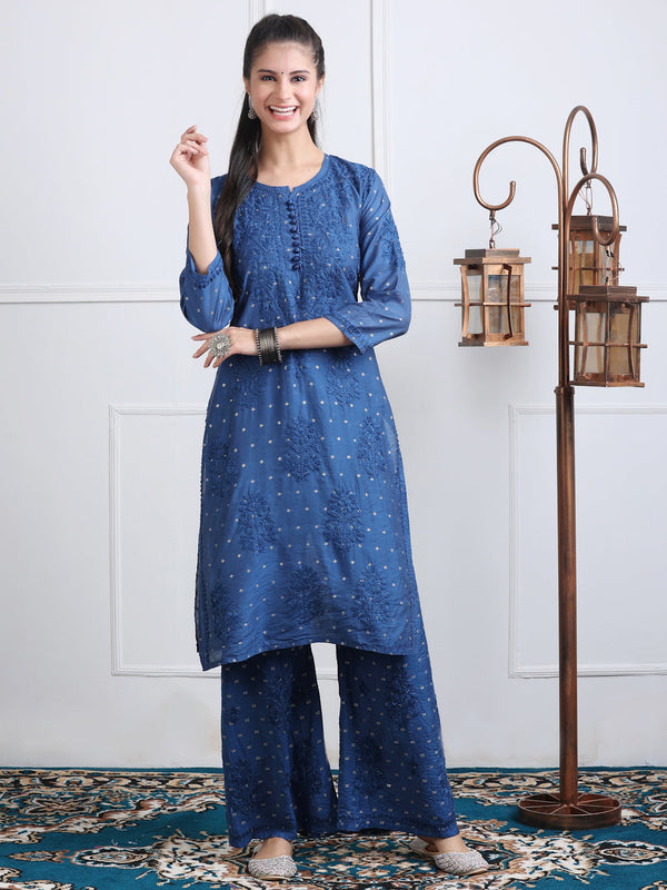 PREMIUM CHANDERI SET WITH FREE π INSIDE