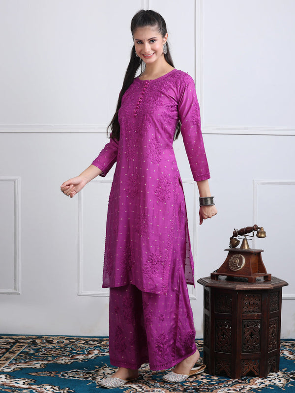 PREMIUM CHANDERI SET WITH FREE π INSIDE