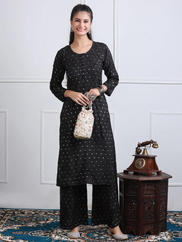 PREMIUM CHANDERI SET WITH FREE π INSIDE