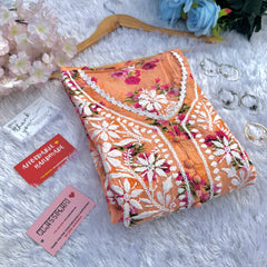 FLOWERPRINT AFGANI GOWN SET WITH FREE GIFT ๐  INSIDE