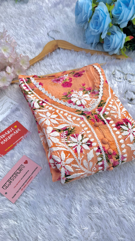 FLOWERPRINT AFGANI GOWN SET WITH FREE GIFT ๐  INSIDE