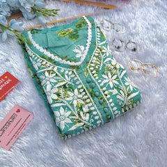 FLOWERPRINT AFGANI GOWN SET WITH FREE GIFT ๐  INSIDE