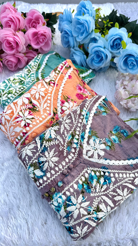 FLOWERPRINT AFGANI GOWN SET WITH FREE GIFT ๐  INSIDE