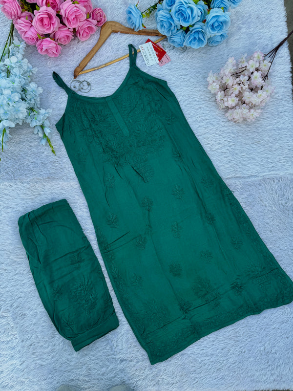 RAYON NOODLE STRAP COORD SET WITH FREE GIFT 💝 INSIDE
