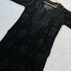 Viscose 3D kurti flowerwali