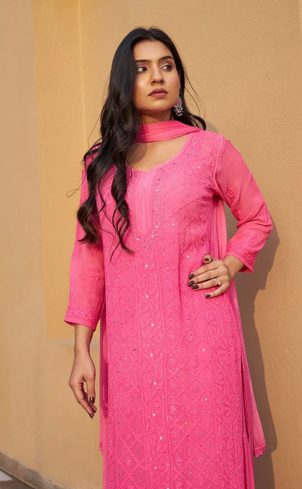 VISCOSE JAAL SET WITH MUKESH WORK WITH MUKESH WORK