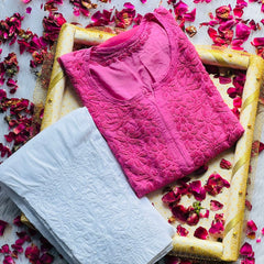 RAYON TONE KURTI WITH PANT