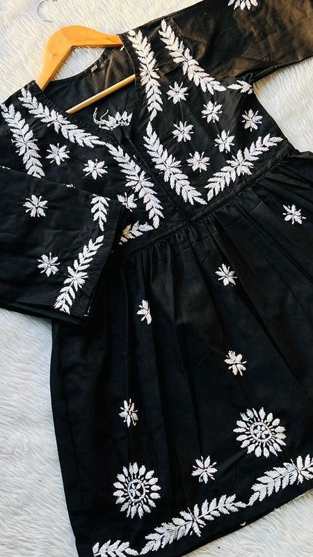 COTTON SHORT KURTI SET WITH GIFT ๐ INSIDE