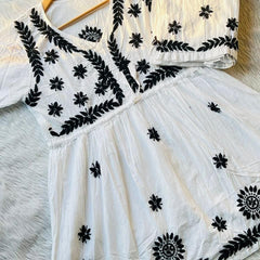 COTTON SHORT KURTI SET WITH GIFT ๐ INSIDE