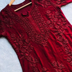 PURE VISCOSE TONE KURTI WITH FREE GIFT π INSIDE
