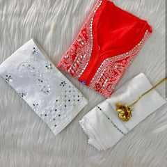 GALA BOOTI KURTI WITH SHARARA WITH DUPATTA