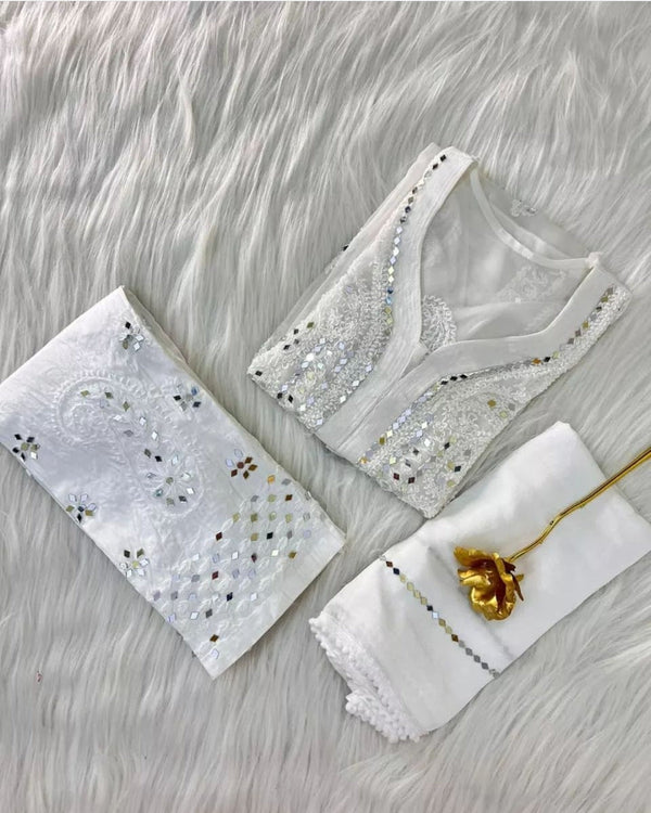 GALA BOOTI KURTI WITH SHARARA WITH DUPATTA