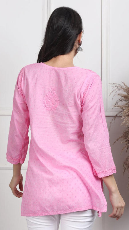 NAAZI SHORT COTTON HANDWORK KURTI