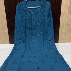 RAYON SQUARE EMBROIDERY KURTI