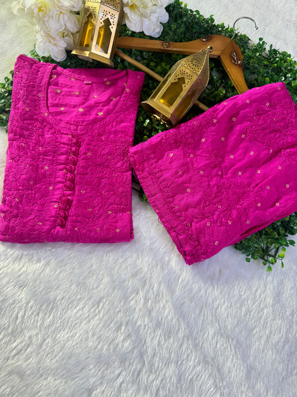 PREMIUM CHANDERI SET WITH FREE GIFT π INSIDE